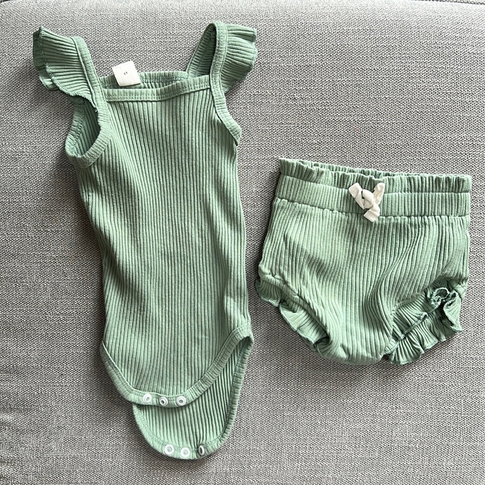 Green outfit